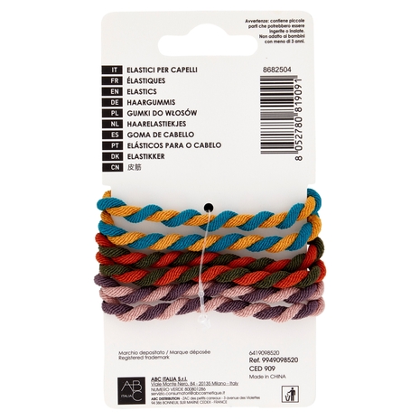 Franck Provost Elastici per Capelli 6 pz